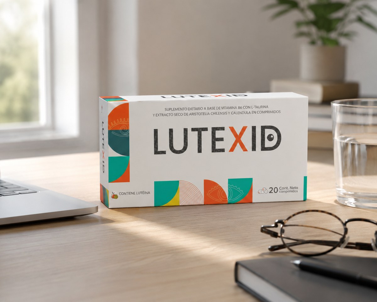 LutexID en el escritorio, listo para acompañar tu día